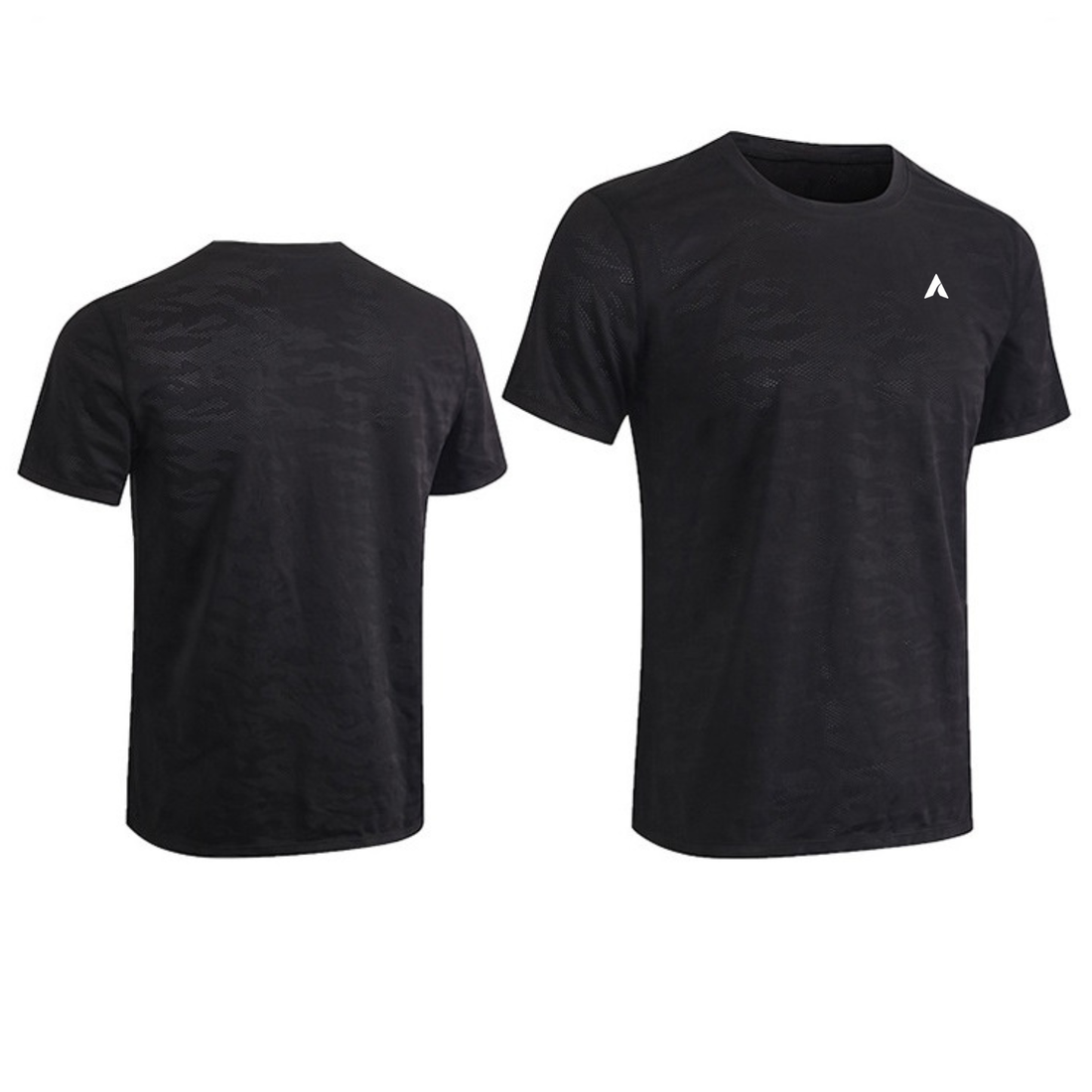 Men's Camo Quick-Dry Training T-Shirt – High-Stretch Sweat-Wicking Tee
