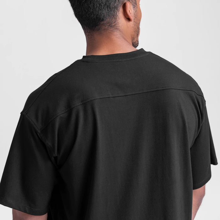 Men's Oversized Cotton Crew Neck T-Shirt – Loose Fit Short Sleeve