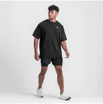 Men's Oversized Cotton Crew Neck T-Shirt – Loose Fit Short Sleeve