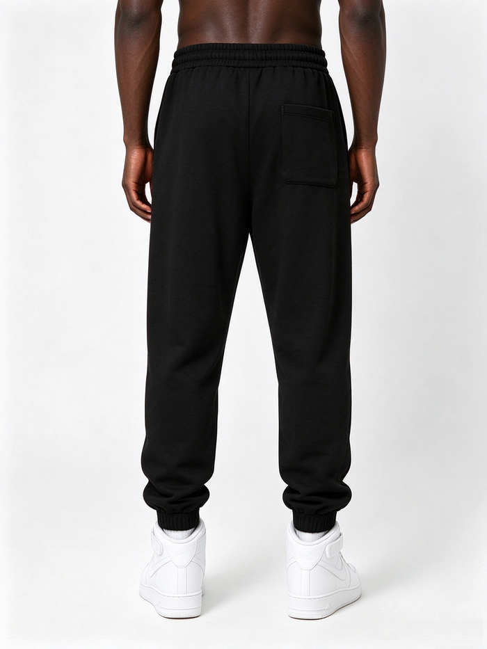 Men's Heavyweight French Terry Joggers – 380GSM Loose Fit Sweatpants
