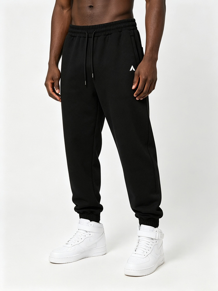 Men's Heavyweight French Terry Joggers – 380GSM Loose Fit Sweatpants