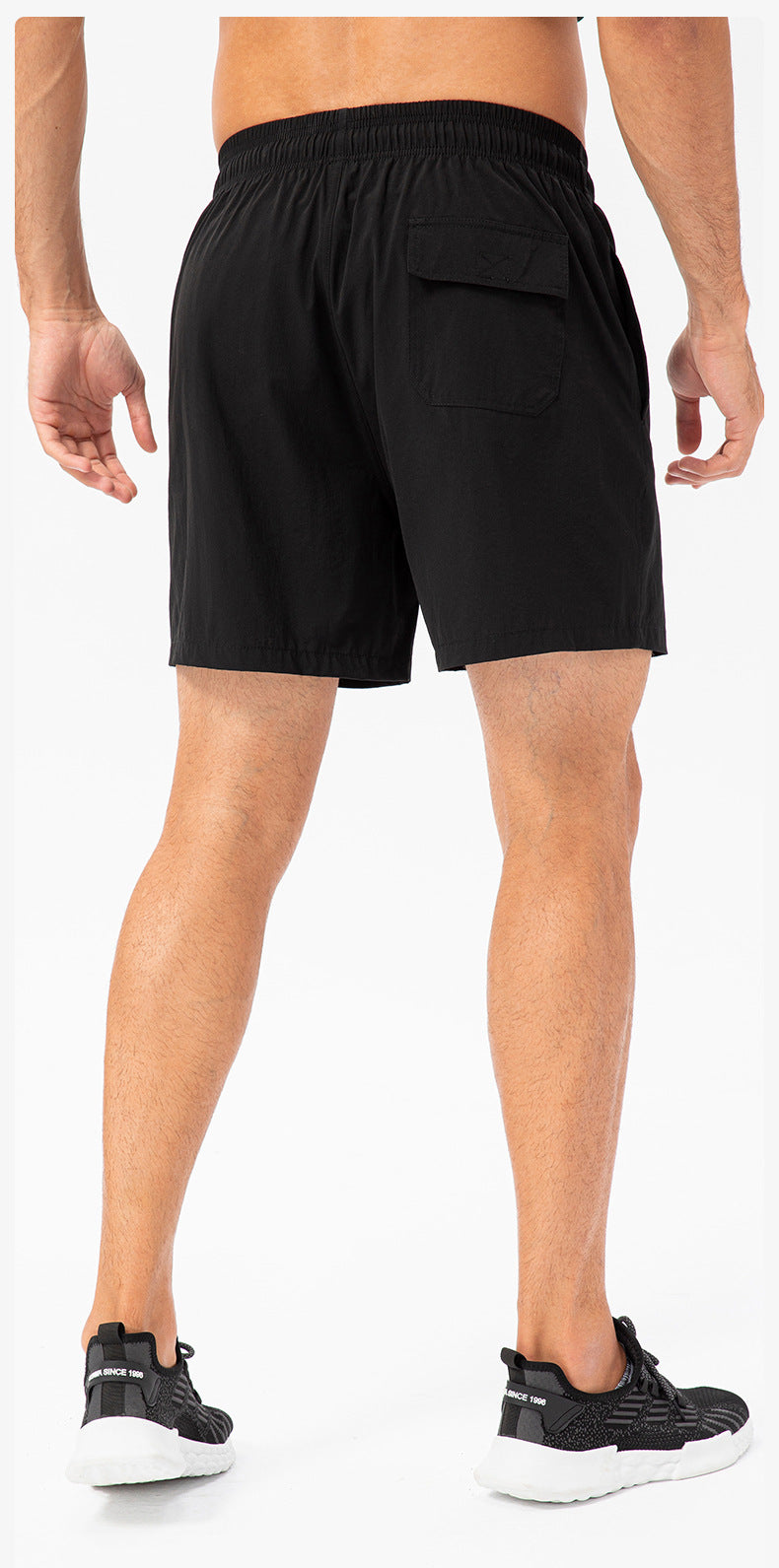 Men's 5" Quick-Dry Running Shorts with Breathable Liner